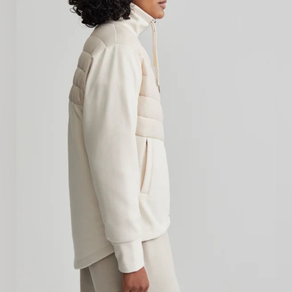 Varley Balfern Jacket Women’s M Sandshell Full Zip Pockets Primaloft